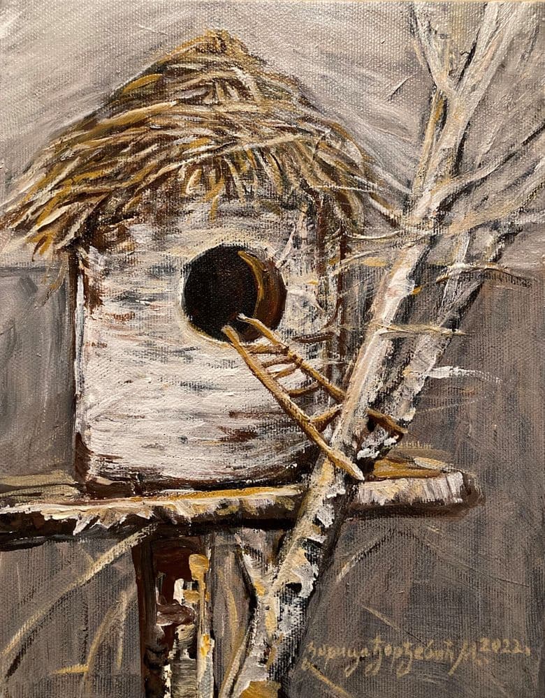 Breza, kućica - Slika image