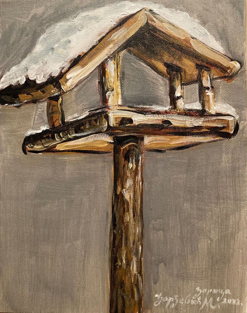 Hranilica za ptice - Slika image