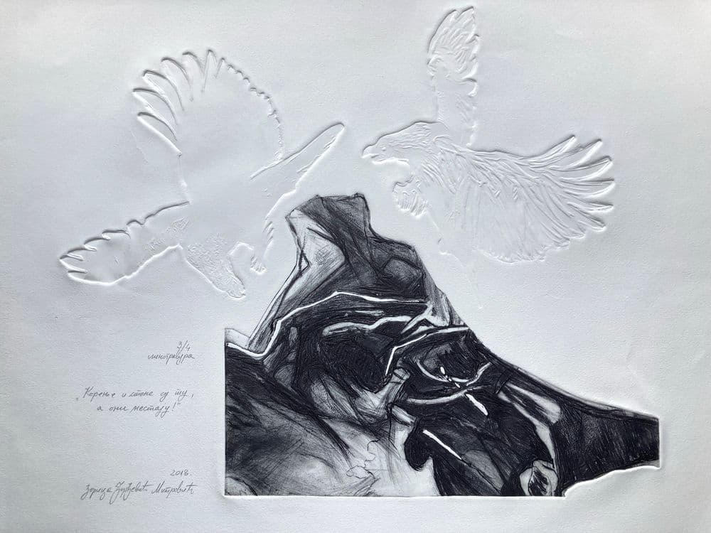 Korenje i stene su tu, a oni nestaju - Grafika image